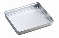 Halbtray Deckel ungelocht 14 x 18 Aluminium